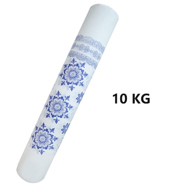 رول سفرة 10 كجم، رول سفرة جميل للاستخدام مرة واحدة - زهرة زرقاء