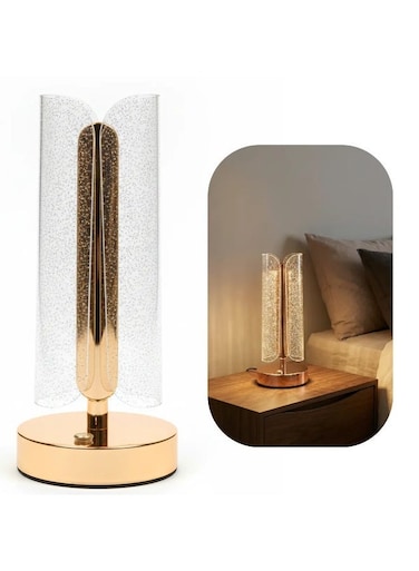 مصباح طاولة LED إبداعي بتحكم باللمس   مصباح جانبي قابل للشحن عبر USB   3 أوضاع إضاءة لغرفة النوم وغرفة المعيشة وديكور المنزل