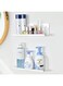 Toski Wall Shelf, No Drilling, Acrylic Shelf, Pack of 2, Floating Shelf, White, 30 cm, Kitchen Shelf, Hanging for Gluing, Floating Bookcase, Picture Strip, Adhesive Shelf Bathroom, Wall Shelf