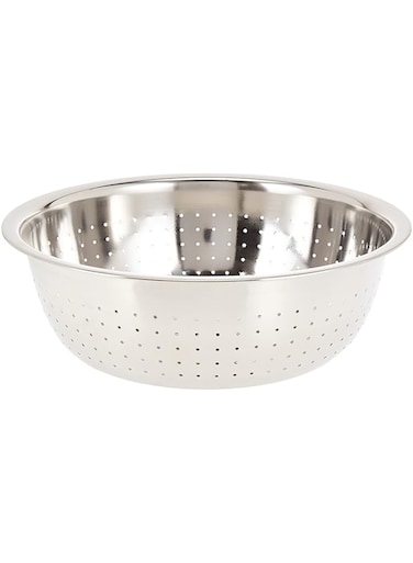 Raj Stainless Steel Colander, 30cm, RCF011, Rice Strainer , Pasta Strainer , Fruits &amp; Vegetables Strainer.