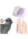 aumuca Cat Brush for Shedding, Cat Brushes for Indoor Cats, Cat Brush for Long or Short Haired Cats, Cat Grooming Brush Cat Comb for Kitten Rabbit Massage Removes Loose Fur Purple