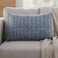 Home Textured Cushion Indigo 35x50cm