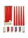 Bolsius Dinner Candles - Red, box of 10
