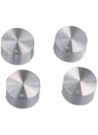 Pokinge 4 Pack Rotary Switches Round Knob Gas Stove Oven Kitchen Parts, Gas Stove Knob Replacement Part for Gas Stove, 38mm