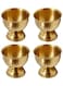 Stainless Steel Egg Holder, 4Pcs Gold Egg Cups for Hard Boiled Eggs, Table Decor