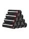 10 Rolls Portable Drawstring Garbage Bag Black/Brown 45*50cm