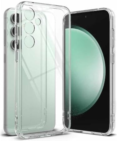Muzz Clear Case for Samsung Galaxy S24 Plus 5G Case, Slim Fit Full Protective Shockproof Transparent Case Cover for Samsung Galaxy S24 Plus 2024, Clear (Galaxy S24 Plus)