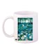 Adventure Time Printed Mug White/Green/Blue