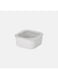 Orchid Neflam Fika Ceramic Food Storage Box Square 610ml, Airtight Porcelain Food Container With Lid, Kitchen Storage Organizer, Lunch Box, Meal Prep Container Set Microwave Safe (NC-FO-S061)