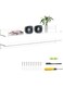 91.5 Cm Clear Long Floating Shelves For Wall