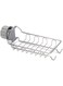 Dubai Gallery Stainless Steel Single-Layer Kitchen Sink Sponge Holder Silver/Grey, 5.5x22.5x14cm