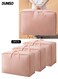 3 Pack Large Storage Bags, Thicken Moving Bags with Strong Zippers &amp; Carrying Handles, Large Heavy Duty Fabric Organizer Bags&iuml;&frac14;&OElig;Space Saving&iuml;&frac14;&OElig;Waterproof,for Bedding, Comforters, Quilts, Pillows &amp; Clothes,70*50*26cm&iuml;&frac14;&OElig;Pink