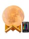 DTOETKD Moon Lamp 3D Printing 16 Colors Moon Light with Stand &amp; Remote &amp;Touch Control and USB Rechargeable, Best Birthday Thanksgiving Christmas Gifts for Baby Kids Lover (6 inch)