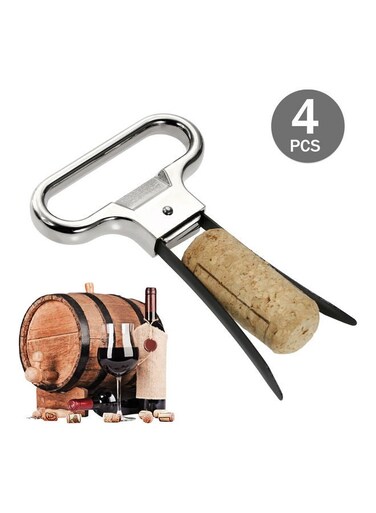 Bottle Opener Set Silver/Beige