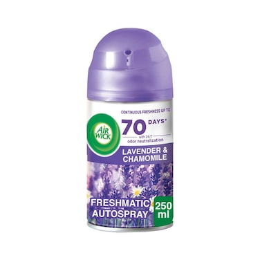 Air Wick  Automatic Air Freshener Spray Refill, Lavender &amp; Chamomile Scent, 250ml