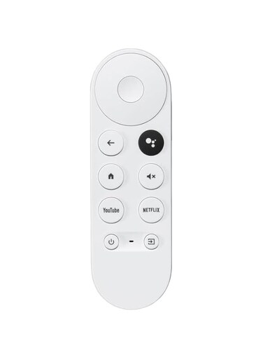 New Remote Control Replacement for 2020 Chromecast 4K Snow G9N9N GA01920-US, GA01923-US, GA01919-US &ndash; Bluetooth Voice Remote with Hands-Free Control, Fast Response, Plug &amp; Play, No Setup Required
