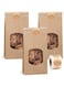 ELECDON Bakery Bags, Kraft Paper Bags Cookie Coffee Bags Gift Wrappers Holiday Party for Bakery Cookies Candies Dessert Chocolate Sandwich Lunch Bags, 20 Pcs, Brown Bag with Window Style