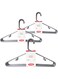 GAB Plastic, Plastic Hangers, Pack of 18, Durable Thin Plastic Hangers, Heavy Duty Hangers, Clothes Hangers, Made from Recycled Plastic, Hangers With Hook, For Wet &amp; Dry Clothes, Coat Hanger