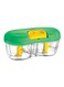 Twin Vegetable Chopper And Blender Green/Yellow/Clear