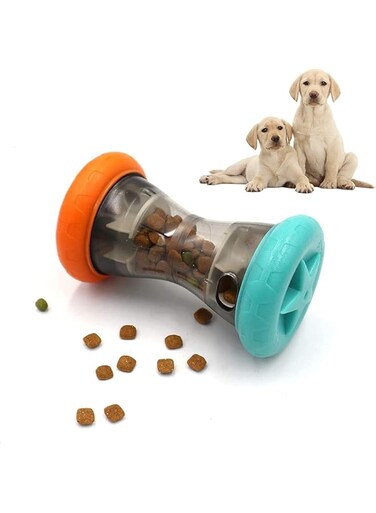 DERANQIIUA Dog toys, puppy snack puzzle toys, interactive chase toys, perfect replacement for slow feeding dog bowls that improve pet digestion