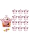 12-Piece Clear Plastic Crown Candy Boxes Perfect for Wedding Baby Showers Birthday Party Favors and Gift Giving Decorative Pink Ornament Containers for Candy Storage and Decorating