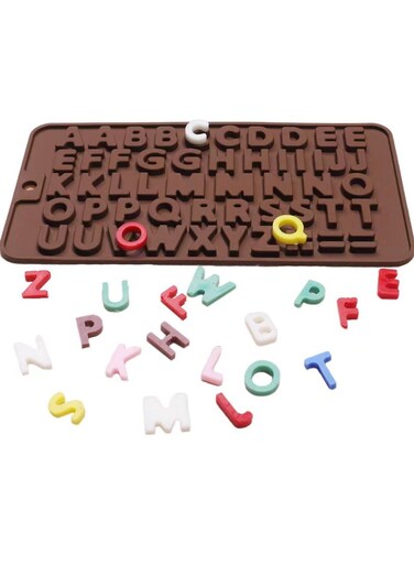 Silica Gel Silicone Mold 26 Letters Chocolate Cake Decoration Candy Jelly Gummies Cookie Cutter Kitchen Tools Accessories