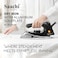 Saachi Dry Iron NL-IR-146-BK, Aluminum Soleplate, Lightweight Electric Iron, Power Indicator, Ergonomic Handle, 1200W