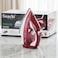 Saachi Steam Iron NL-IR-393C-RD, Ceramic Soleplate, 320ml Water Tank, Steam &amp; Spray Function, Burst Steam, Adjustable Temperature, 2200W