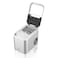 Electric Ice Maker, 1.6 Liters Water Tank Capacity, Dispenses 9pcs Bullet-shaped Ice every 6 minutes, 15 Kgs Ice in 24 Hours, Removable Ice Basket