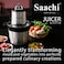 Saachi 8L Electric Chopper NL-CH-571-BK, 1000W Pure Copper Motor, Stainless Steel Bowl, Double Layer Blades, 3 Speed Control, Meat &amp; Vegetable Chopper, Overheat Protection