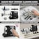 Saachi Meat Grinder NL-MG-968-BK, Electric Meat Mincer with 2 Speeds, Stainless Steel Blades, Metal Hopper, Sausage &amp; Kibbeh Attachments, Powerful Motor, Detachable Tube, Easy Cleaning