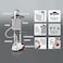 Saachi Garment Steamer  2.5L Tank, Ironing Board, 11 Steam Levels, 60 Min Steam Time, Telescopic Stand with Dual Poles NL-VGS-1112