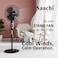 Saachi 16-Inch Stand Fan with Powerful Motor, 3-Speed Control, Adjustable Height &amp; Wide Oscillation, 7.5-Hour Timer, Energy Efficient &amp; Quiet Operation  NL-FN-1738S-BK