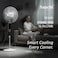 Saachi NL-FN-1744R 16-Inch Stand Fan with Remote Control, Adjustable Height &amp; Speed, Copper Motor, Wide-Angle Oscillation &amp; 1-Hour Timer