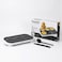 Saachi 2-in-1 Pancake &amp; Mini Crepe Maker NL-CM-1850, 1000W, 6 Non-Stick Cooking Plates (12cm Each), Automatic Temperature Control, Cool-Touch Handles, Includes Ladle &amp; Spatula