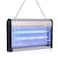 Saachi 30W Insect Killer NL-IK-2430-BK, Indoor &amp; Outdoor Bug Trap with Ultra-Violet Tubes, High Voltage Electric Grid, Removable Tray, and Hanging Hooks