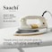 Saachi Heavy Dry Iron NL-IR-3103-WH, 5lb Weight, Ceramic Soleplate, 6 Temperature Settings, Fast Heating, Pilot Light, 1200W