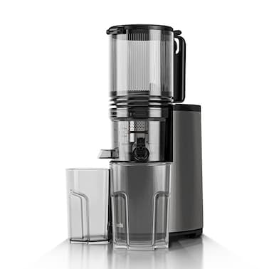 Saachi Slow Juicer with oversized feed chute, full copper motor, juice-pomace separation, slow squeeze tech, 700ml pulp container, 1000ml juice container, safety-lock, cooling system, BPA free
