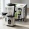 Saachi 2-in-1 Blender with 1.7L Glass Jar, 900ml To-Go Bottle, Pulse Control, Noiseless Operation, and Overheat Protection for Smooth and Efficient Blending NL-BL-4411-BK