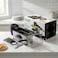Saachi 3L Deep Fryer NL-DF-4702T-BK, Stainless Steel, Adjustable Temperature, 60-Min Timer, Viewing Window, Removable Inner Pan, Overheat Protection, 2000W