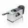 Saachi 3L Deep Fryer NL-DF-4702T-BK, Stainless Steel, Adjustable Temperature, 60-Min Timer, Viewing Window, Removable Inner Pan, Overheat Protection, 2000W