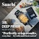 Saachi 3L Deep Fryer NL-DF-4751-ST, Stainless Steel, Adjustable Temperature up to 190&deg;C, Large Frying Basket, Removable Inner Pan, Overheat Protection, 2000W