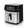 Saachi Versatile 11.0L Air Fryer with 12 Pre-Set Programs, Adjustable Temperature, Stainless Steel Body &amp; Overheat Protection for Healthy Cooking &ndash; NL-AF-4791D-BK
