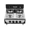 Saachi FlameMaster 4-Burner Gas Stove &ndash; Whirlwind Technology, Effortless Cleaning, Maximum Efficiency NL-GAS-5256-BK 


