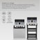 Saachi FlameMaster 4-Burner Gas Stove &ndash; Whirlwind Technology, Effortless Cleaning, Maximum Efficiency NL-GAS-5256-BK