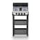 Saachi FlameMaster 4-Burner Gas Stove &ndash; Whirlwind Technology, Effortless Cleaning, Maximum Efficiency NL-GAS-5256-BK