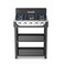 Saachi Premium 5-Burner Gas Stove with Stand &ndash; Efficient LPG Cooking, Easy Clean Design NL-GAS-5259-BK
 

