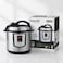 Saachi 4-Litres Electric Pressure Cooker NL-PC-5304-BK with LED Display, 10 Cooking Programs, Stainless Steel Housing and Non-Stick Inner Pot