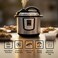 Saachi 8-Litres Electric Pressure Cooker NL-PC-5308, 10 Multi-Cooking Programs, LED Display, 24H Timer, Non-Stick Inner Pot, Stainless Steel Multi Cooker