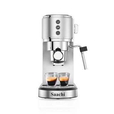 Saachi 20-Bar 3-in-1 Coffee Maker NL-COF-7064-ST, Compatible with Nespresso, Dolce Gusto &amp; Coffee Powder, 1L Water Tank, Automatic Shut-Off
